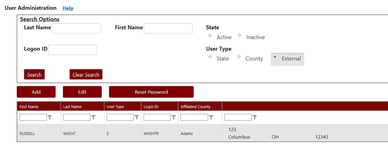 User reset password image